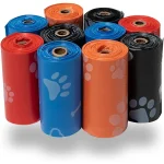 120 Rolls Dog Poop Bag Outdoor Cleaning Poop Bag Outdoor Clean Pets Supplies for Dog 15Bags/Roll Refill Garbage Bag Pet Supplies 4