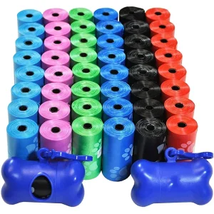 120 Rolls Dog Poop Bag Outdoor Cleaning Poop Bag Outdoor Clean Pets Supplies for Dog 15Bags/Roll Refill Garbage Bag Pet Supplies 1