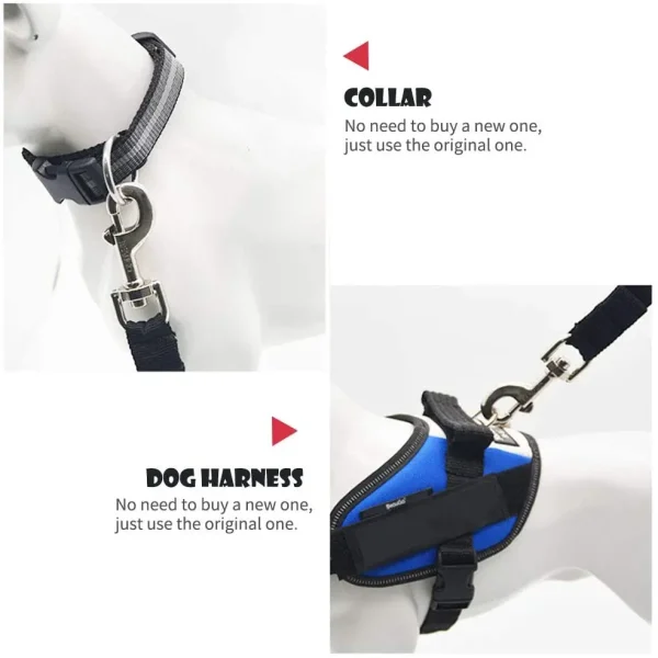 Adjustable Pet Cat Dog Car Seat Belt Pet Seat Vehicle Dog Harness Lead Clip Safety Lever Traction Dog Collars Dog Accessoires 4