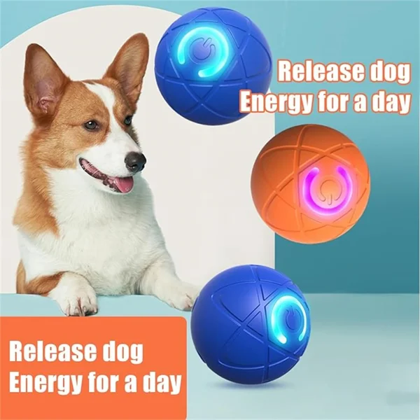 Smart Dog Toy Ball Electronic Interactive Pet Toy Moving Ball USB Automatic Moving Bouncing for Puppy Birthday Gift Cat Products 2