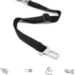 Adjustable dog seatbelt info