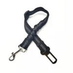 Adjustable dog seatbelt black