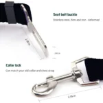 Adjustable dog seatbelt information