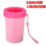 Dog paw cleaner pink