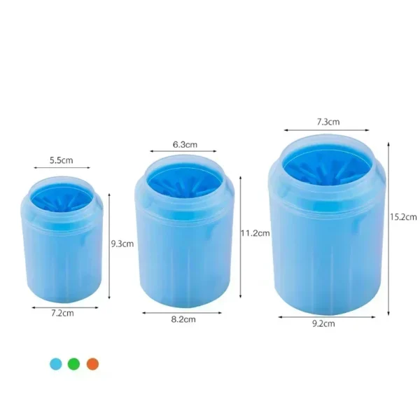 Dog paw cleaner sizes