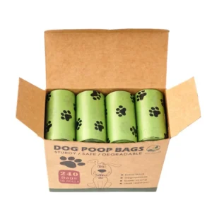 Dog poop bags in box