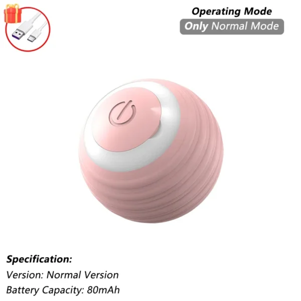Smart interactive dog ball - pink