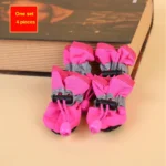 Waterproof dog shoes pink