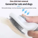 Self-Cleaning Pet Grooming Brush 2